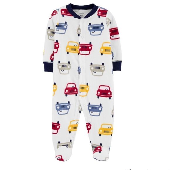 Car Snap-up Fleece Sleep & Play - Picture 1 of 2